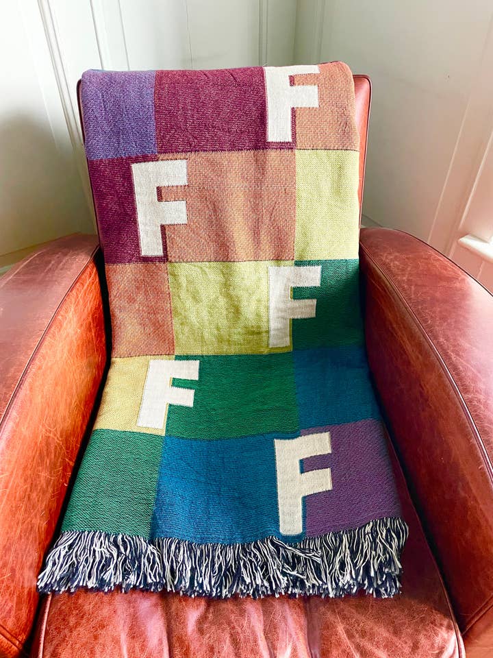 Presente Cobertor com Nome Personalizado Presente Presente de Lançamento por atacado de Rocmar Studio Soft Furnishings Made in USA 100% Cotton