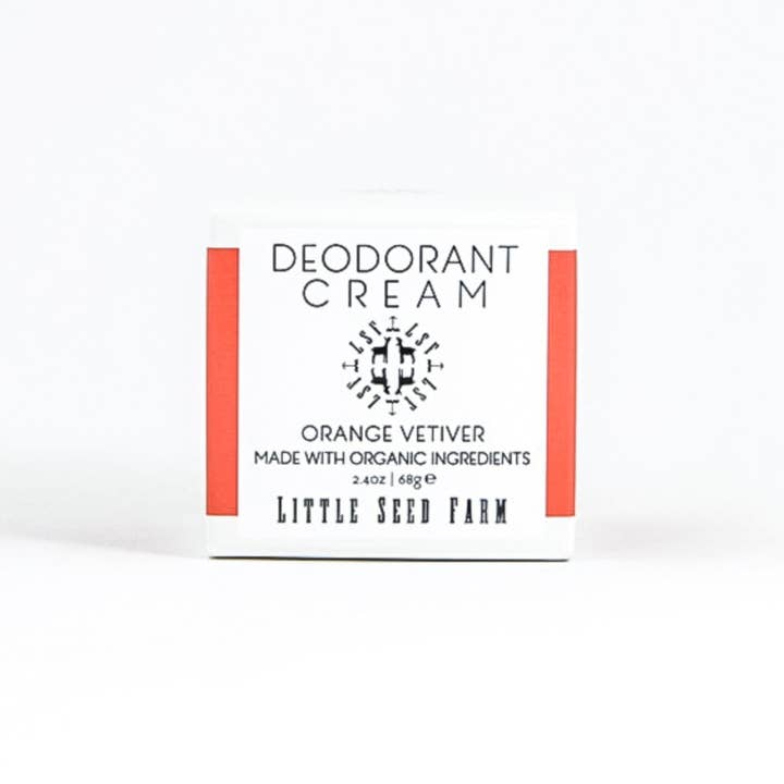 Little Seed Farm - Wholesale Deodorant - Women's - Orange Vetiver Deodorant Cream - Summer Seasonal