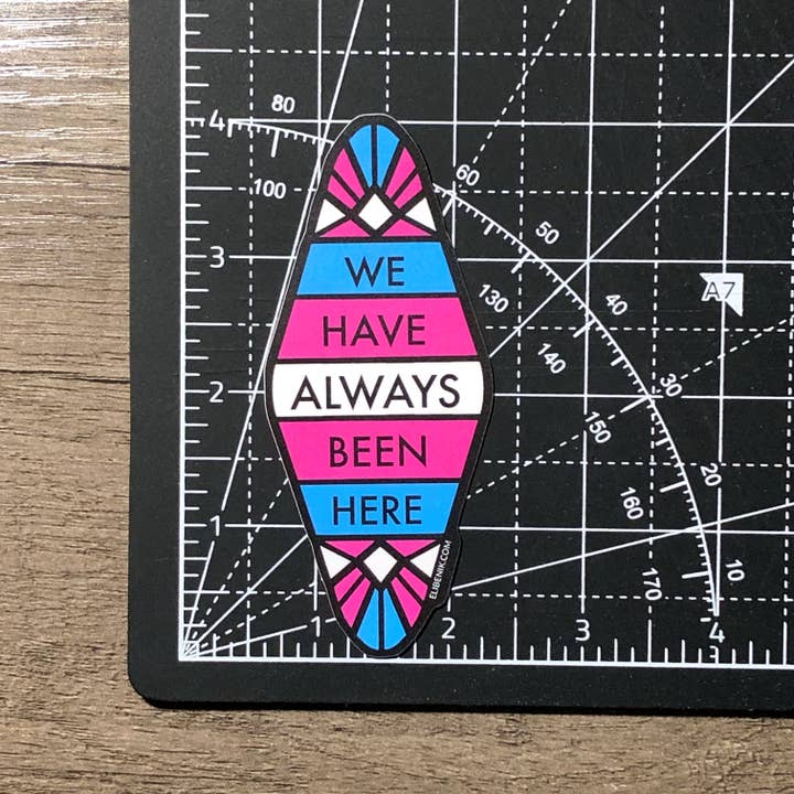 Eli Benik - Wholesale Sticker - Transgender Pride heavy duty waterproof vinyl sticker1