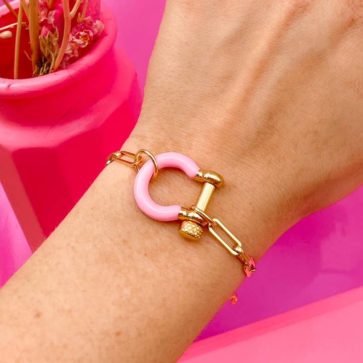 Pop Art Bracelet in Ballet for wholesale by Baddee Eleganza