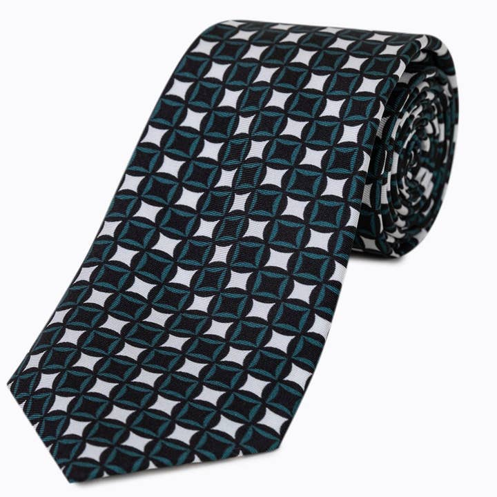 Cravatta Guinegate in Twill Verde per la vendita all'ingrosso da parte di Beclosetoyou