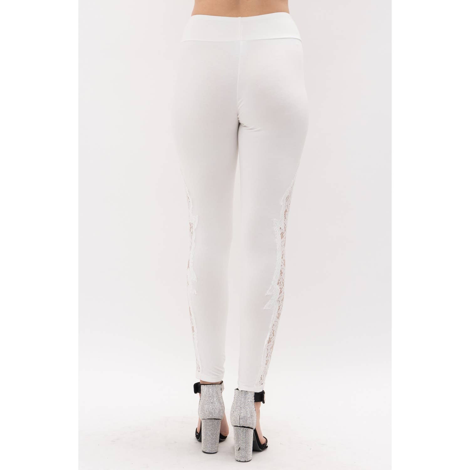 VOCAL - Wholesale Fashion Leggings - Women's - LEGGINGS AND LACE CONTRAST7