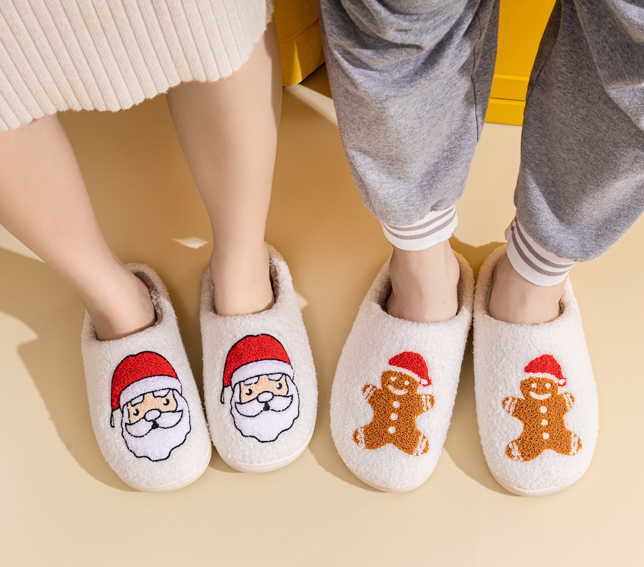 Shop Lev - Vente Chaussons – femme - Chaussons doux, chauds et confortables à thème de Noël13