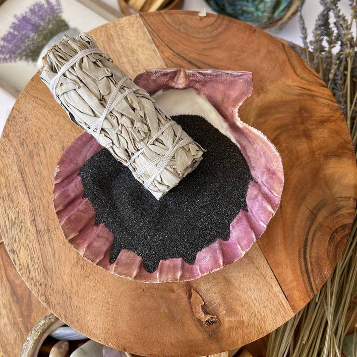 CaNatureLover - Vendita all'ingrosso Incensi - Sabbia nera e bianca per acquario, incenso, salvia, palo santo5