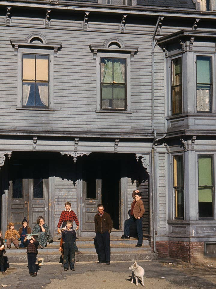 Children in the Tenement District, Brockton, Mass. for wholesale by Print Collection