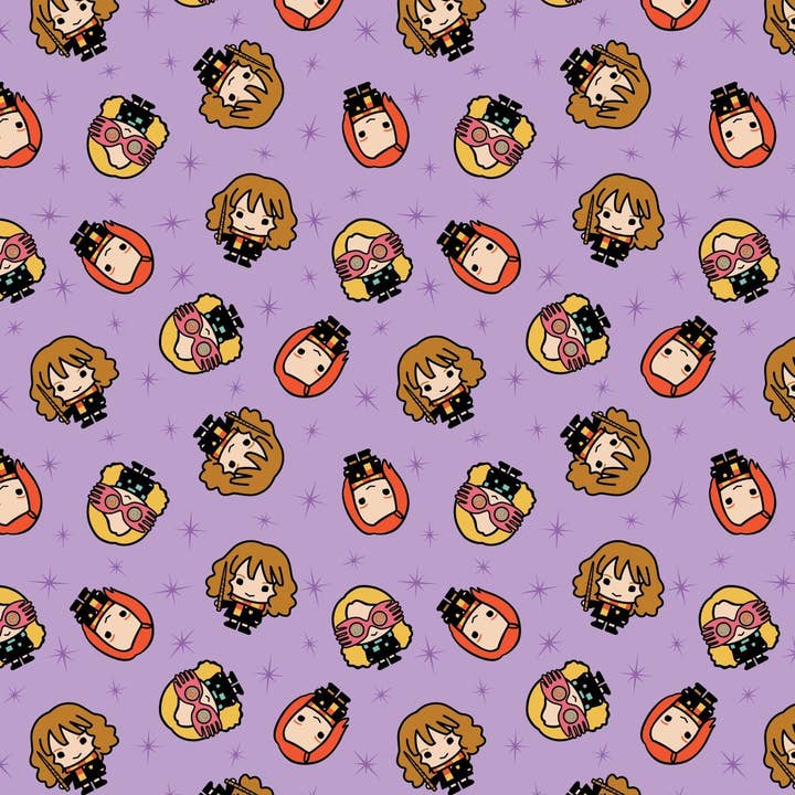 Harry Potter - Tissu Kawaii Girl Toss au mètre pour la vente par Camelot