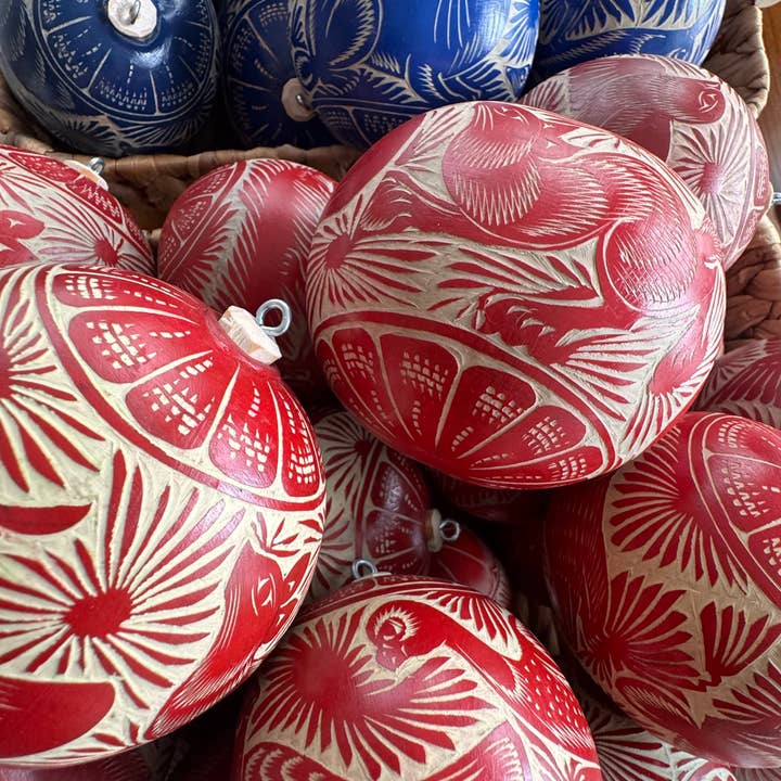 Origin Mexico - Wholesale Ornament - Handmade Christmas Ornaments, Handcrafted Tree Ornament18