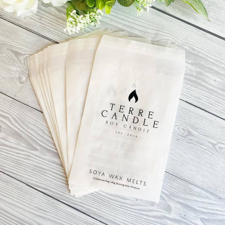 SR Creative Studio - Wholesale Gift Bag - Custom Logo Glassine Wax Melt & Candle Packaging Bag4