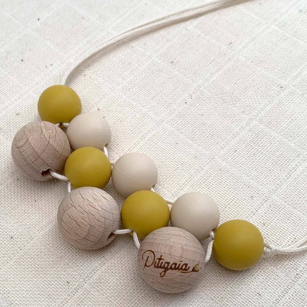 Pitigaïa - Vendita all'ingrosso Massaggiagengive (senza clip) - Neonati - Collana per Allattamento e Babywearing in Silicone e Faggio12