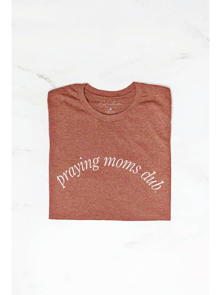 OAT COLLECTIVE - Wholesale Screen Printed T-Shirt - Women's - PRAYING MOMS CLUB Graphic T-Shirt6