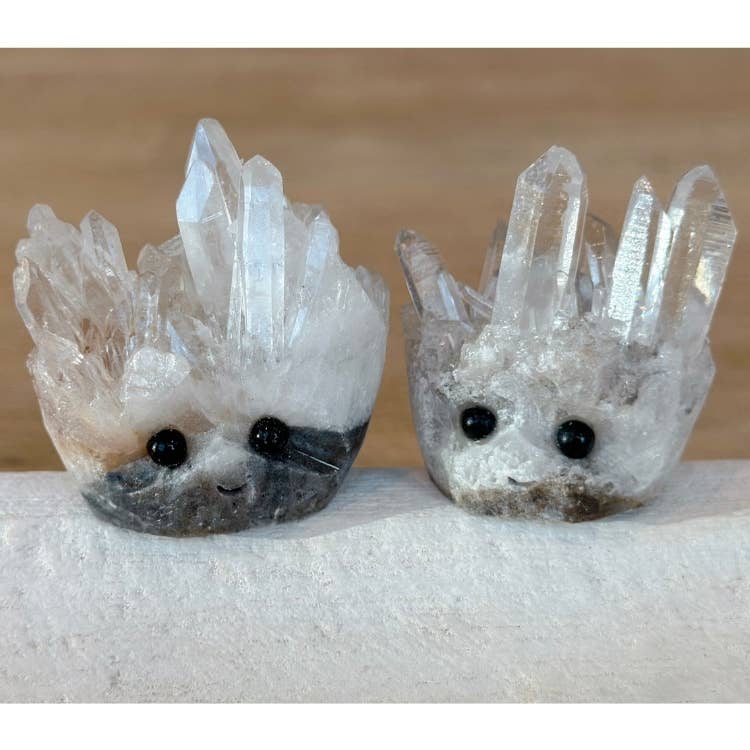 Picki Nicki - Wholesale Spiritual Stone/Crystal - Quartz Crystals with Faces- Punk Rocks Crystal Hedgehogs7