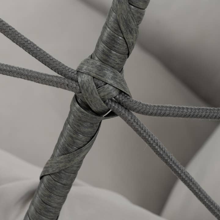 39F Inc. - Wholesale Egg Chair - Egg Chair with Stand, Indoor/Outdoor Swing Chair, Gray11