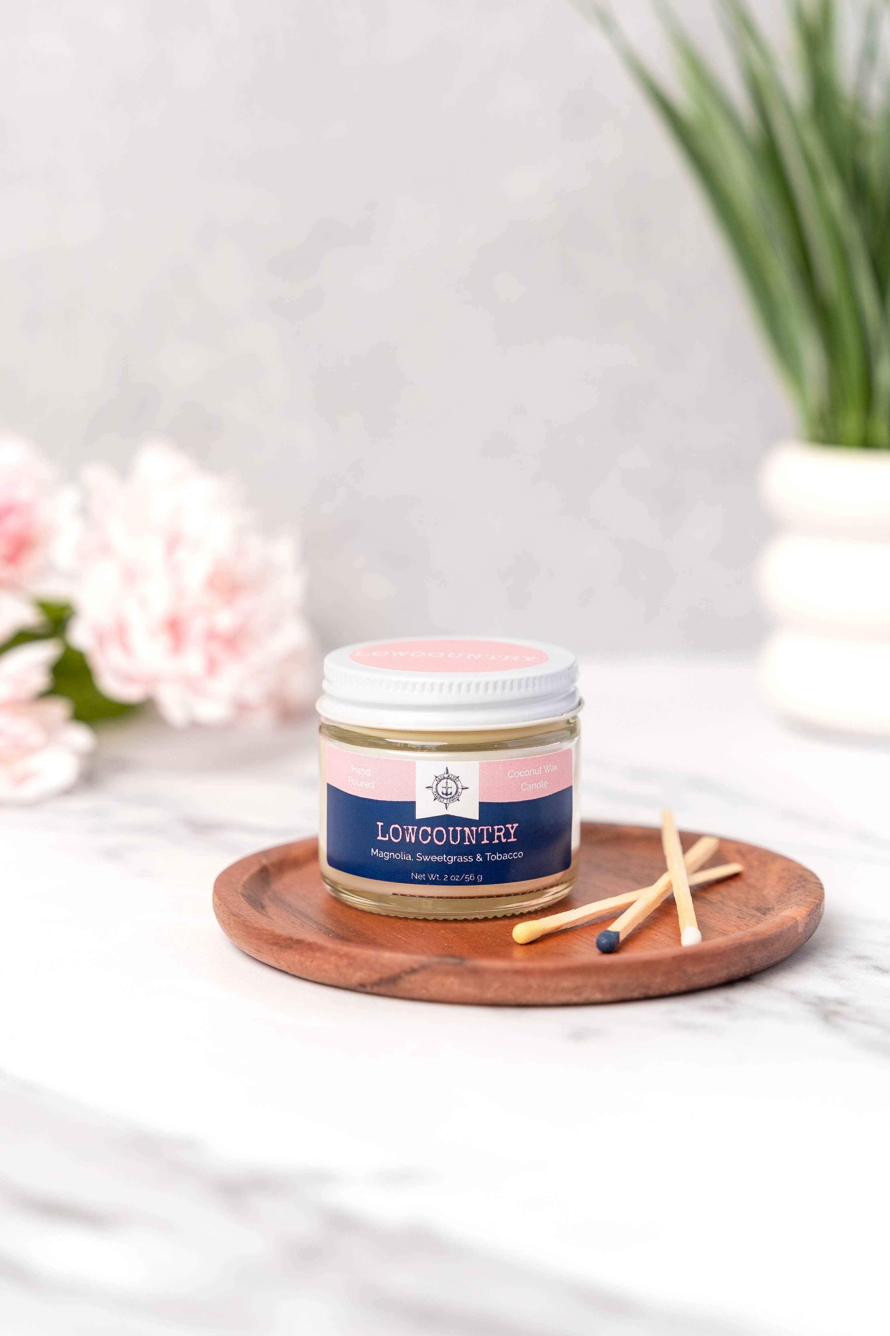 Fair Winds Candle Company - Wholesale Jar/Filled Candle - LOWCOUNTRY mini candle1