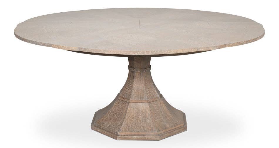 LOOMLAN - Wholesale Side Table - Giselle Jupe Extendable Wooden Dining Table25