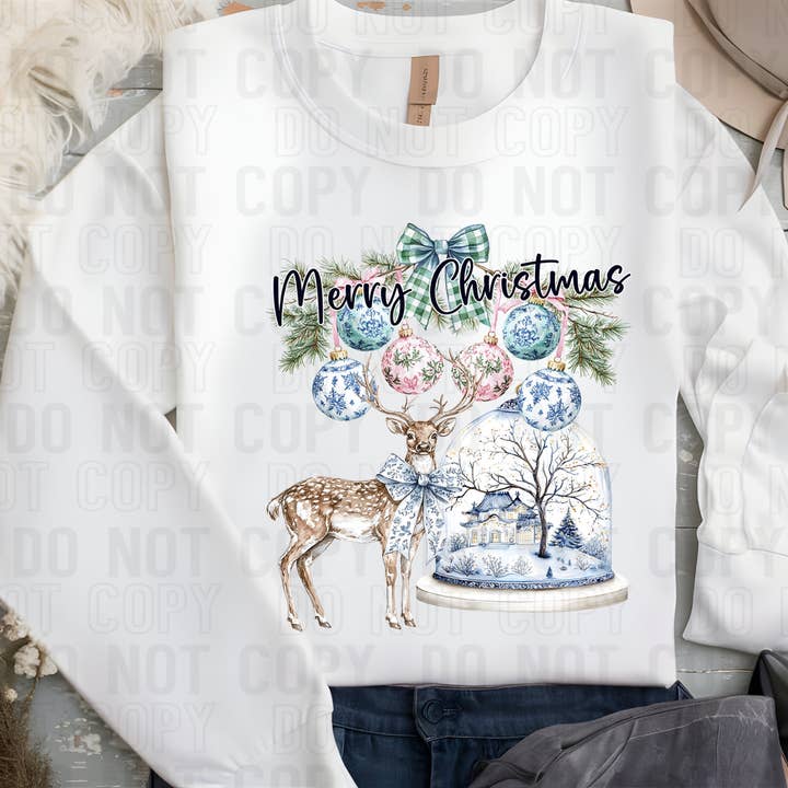 K and M Designs - Wholesale Sublimation Transfer - Merry Christmas Grand Millenal DTF Transfer