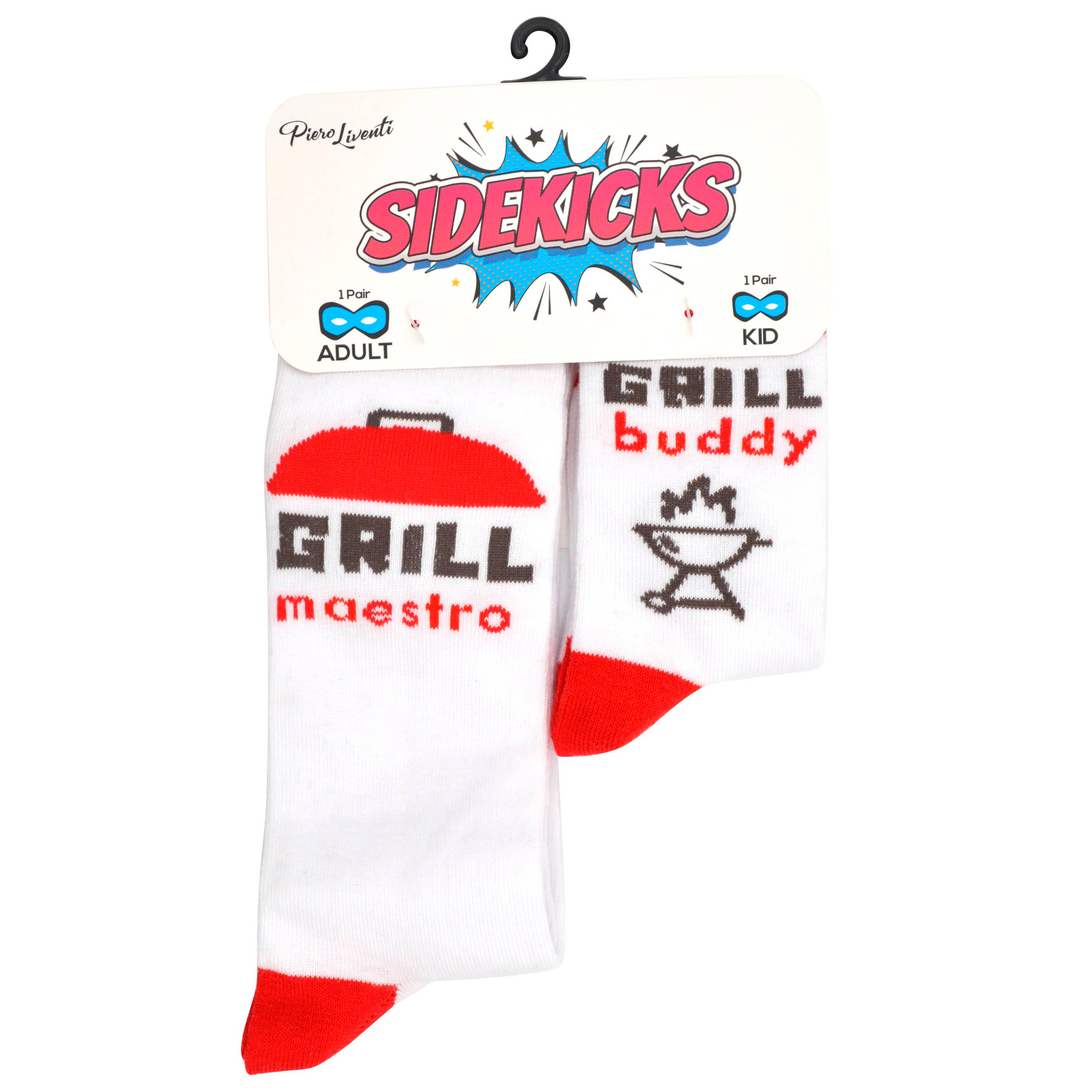 Boogie Toes - Wholesale Socks - Unisex - Sidekicks Adult Child Matching Sock Sets 36 to 48 pc Prepack4