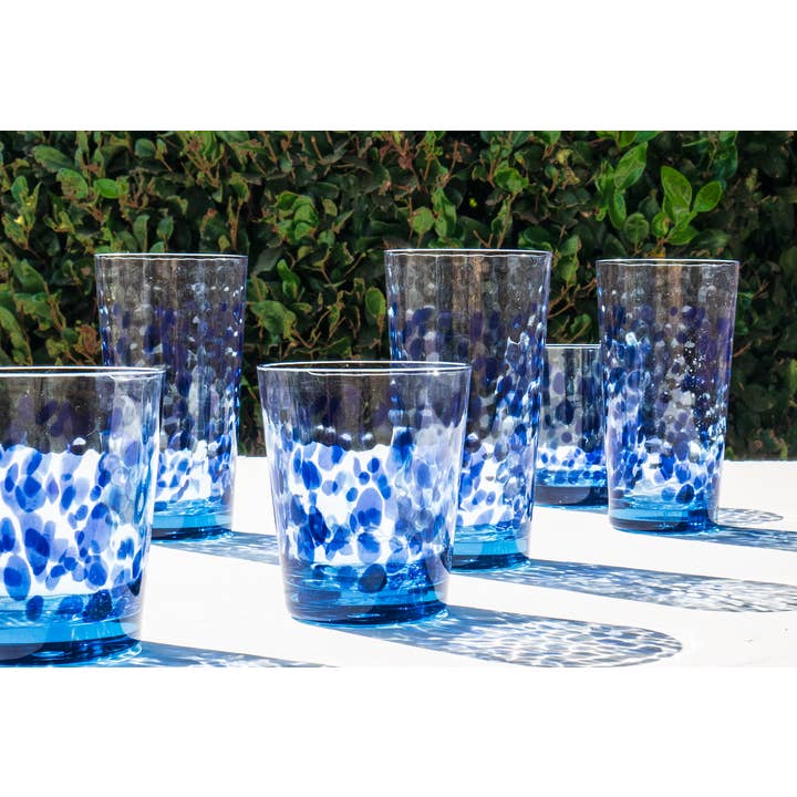 Abode Homewares by TarHong - Wholesale Drinking Glass/Cup - Vetro Jumbo, Blue, 22.2 oz2