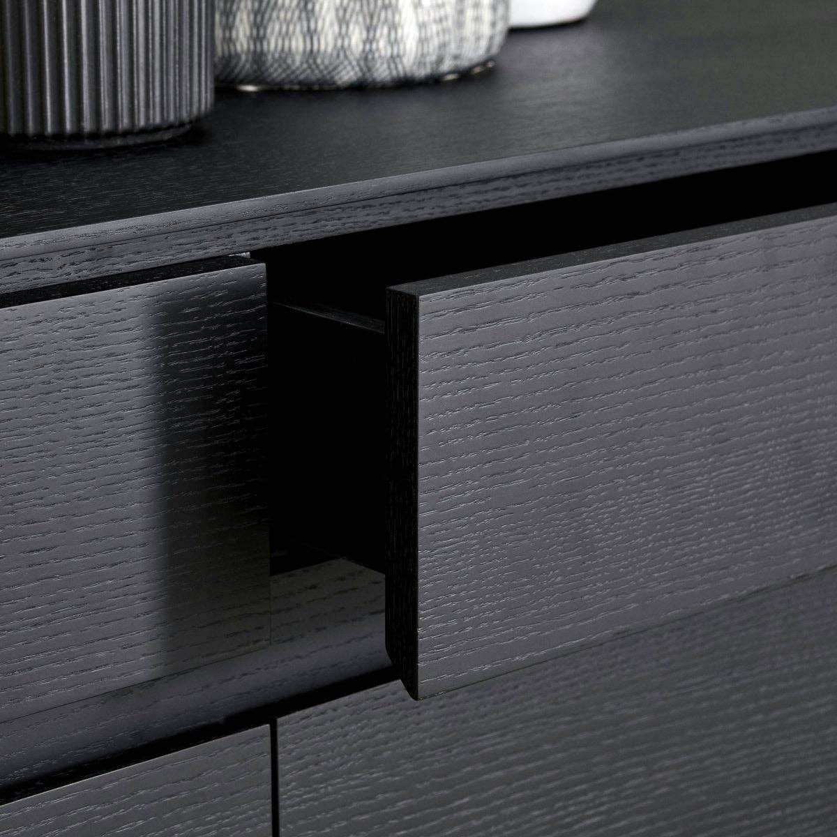 Furnhouse - Wholesale Sideboard - 3-Door Sideboard Tokyo Black Oak3