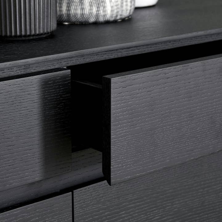 Furnhouse - Wholesale Sideboard - 3-Door Sideboard Tokyo Black Oak3