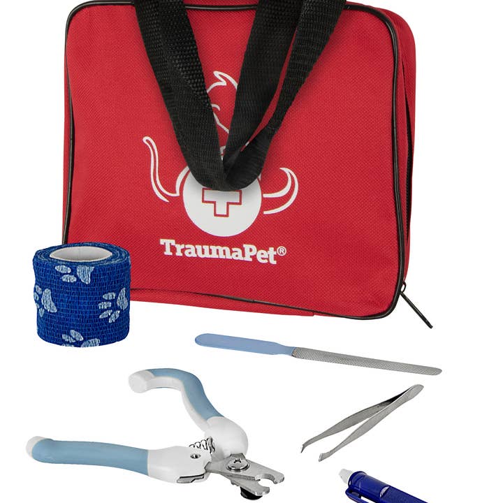 TraumaPet Nederland - Wholesale Pet Grooming Aid - Dog - Animal First Aid Kit - 19 Piece Pet Care Kit