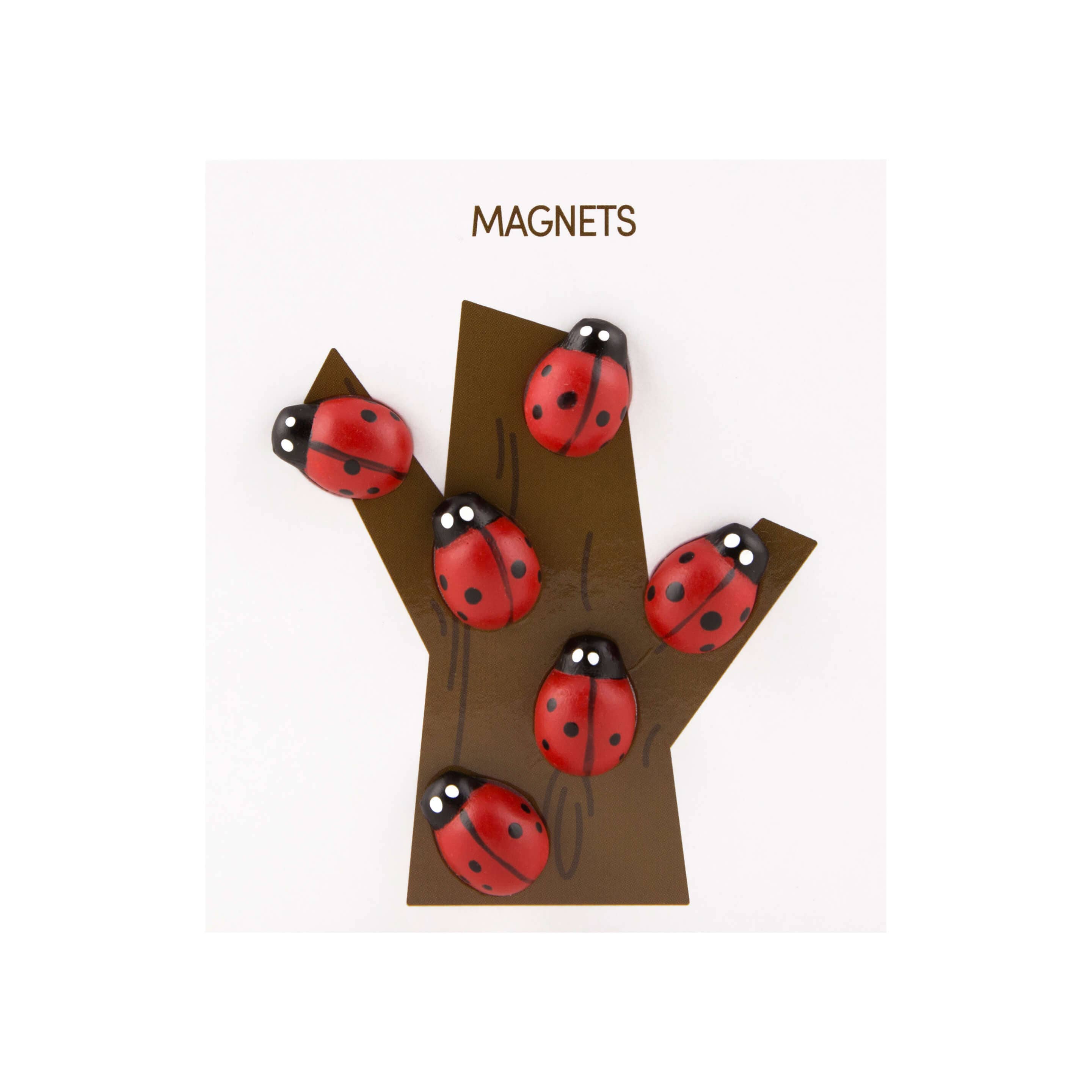 Three by Three Seattle - Wholesale Magnet - colorful ladybug magnets3