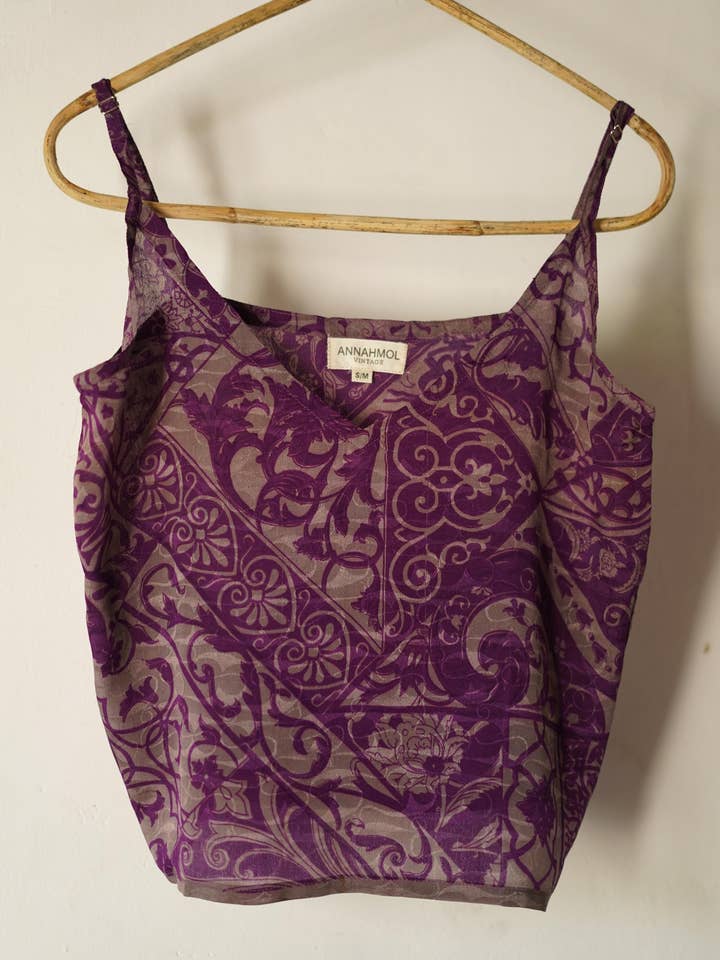 Annahmol - Wholesale Camisole - Women's - Vintage Silk Zero-Waste Cami30