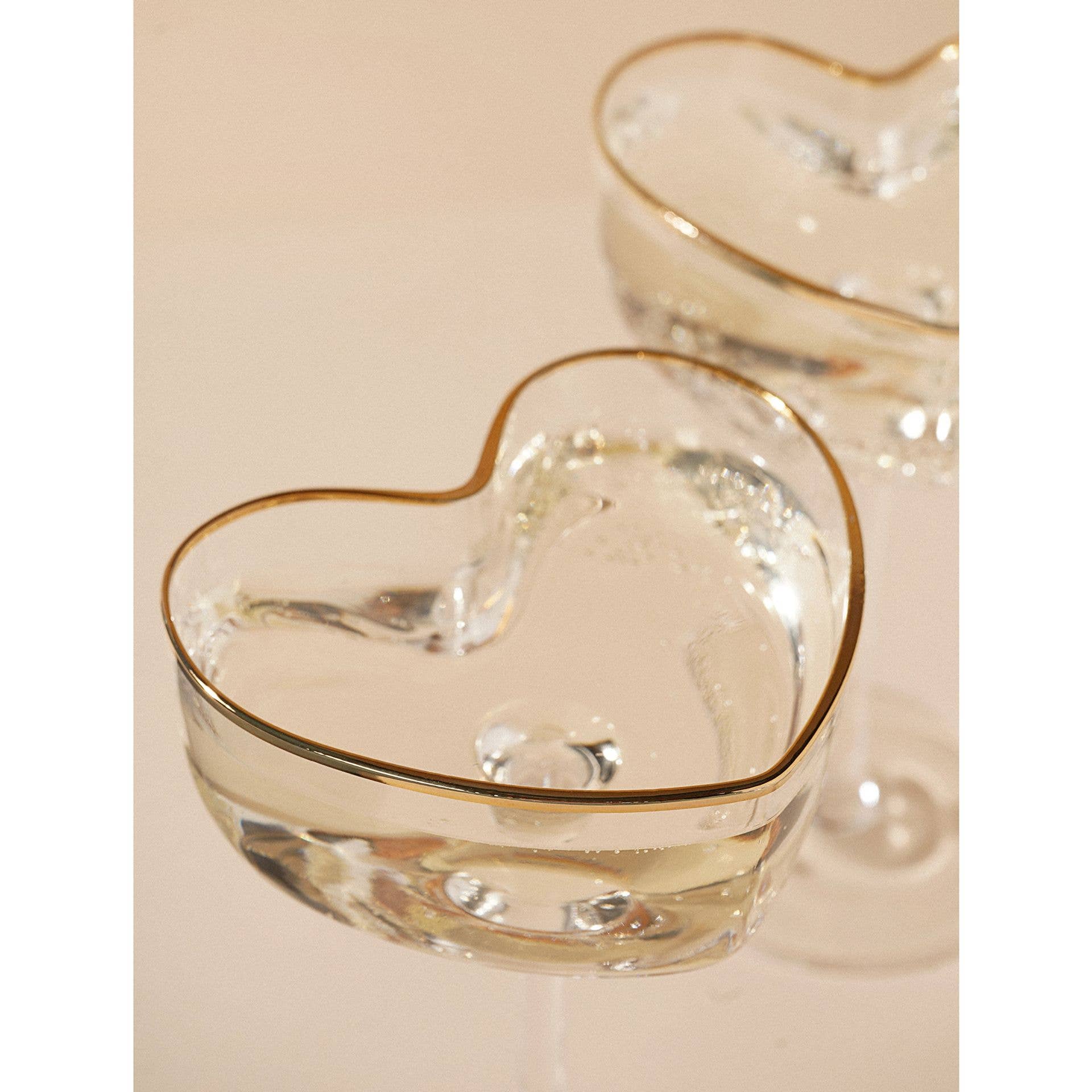 WIDDOP and Co. - Wholesale Drinking Glass/Cup - Amore Set of 2 Heart Shaped Martini Glasses4