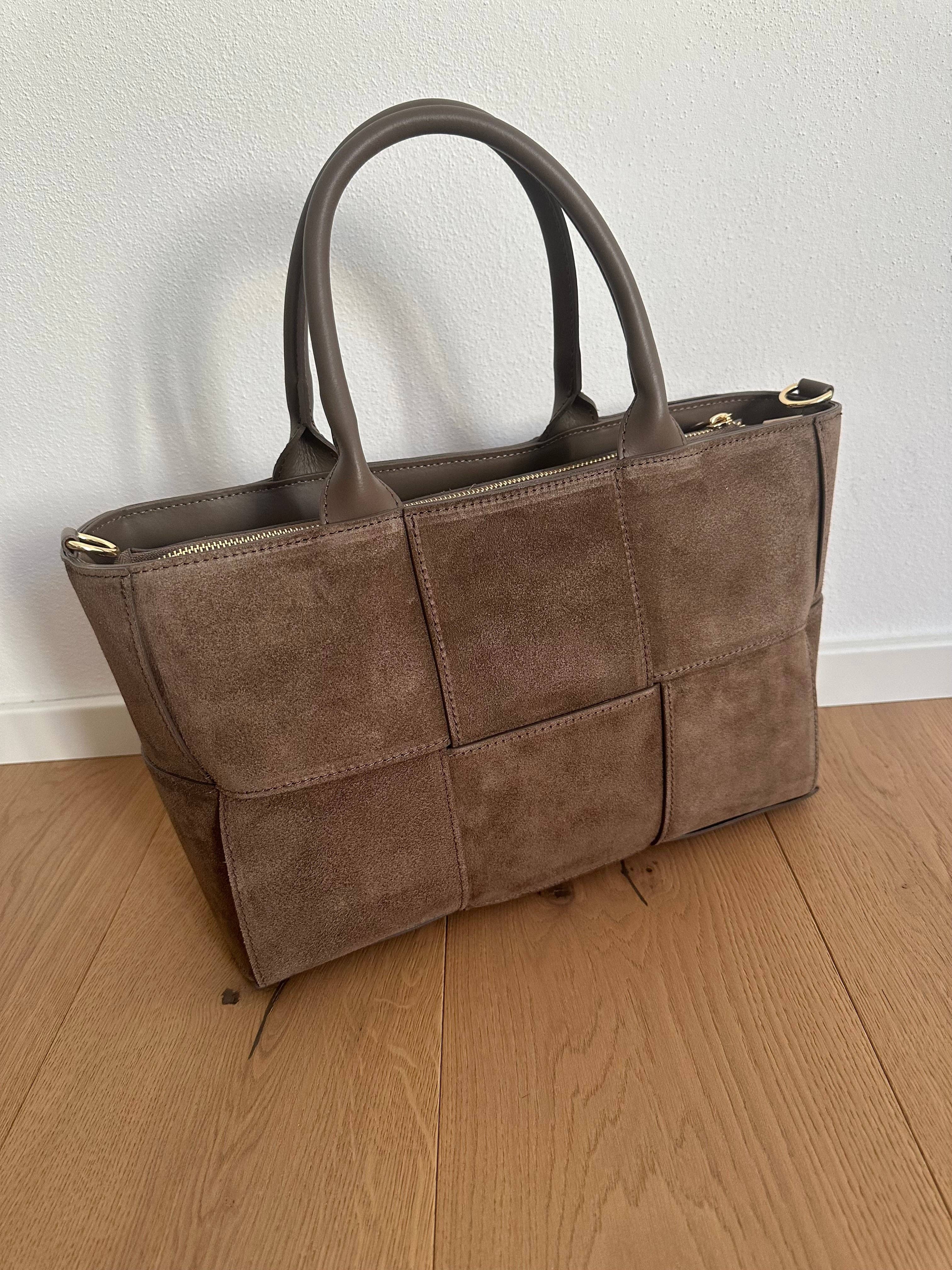 Zhade - Wholesale Tote Bag - Women's - Borsa grande in camoscio AMANDA13