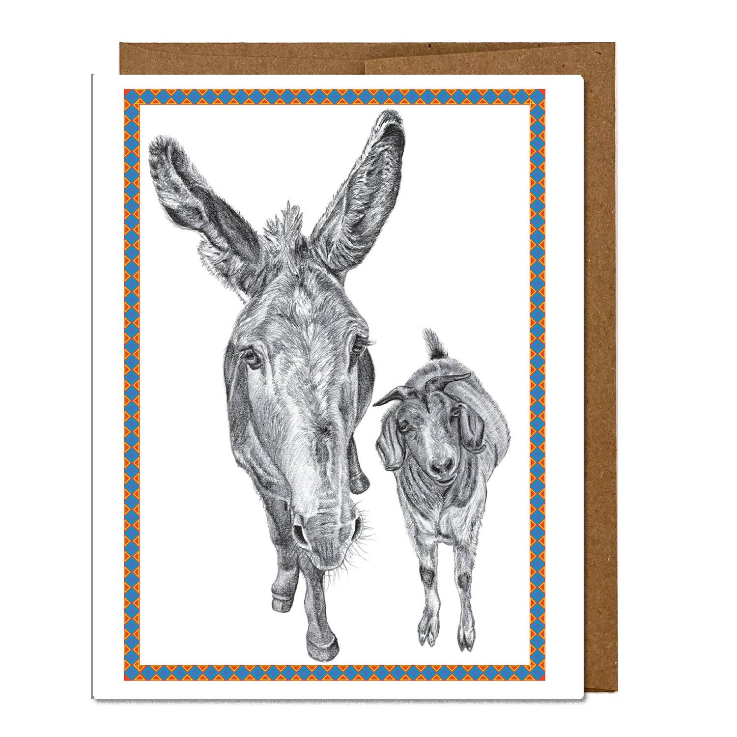 Woollybear Travels - Wholesale Stationery/Notecard Set - Donkey notecards- Pack of 68