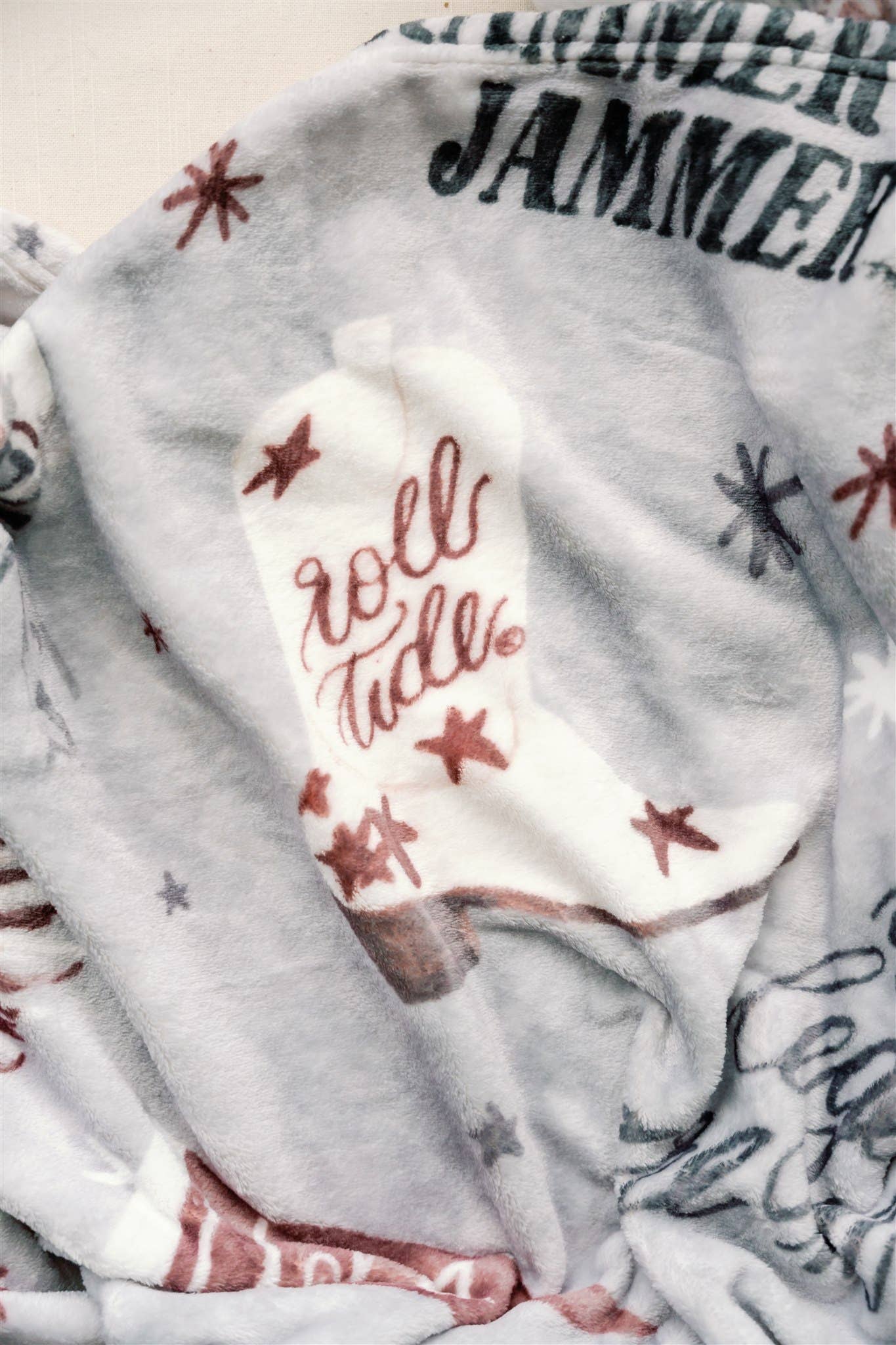 Gracefully Made Art - Vendita all'ingrosso Plaid - Coperta in pile di flanella dell'Università dell'Alabama4