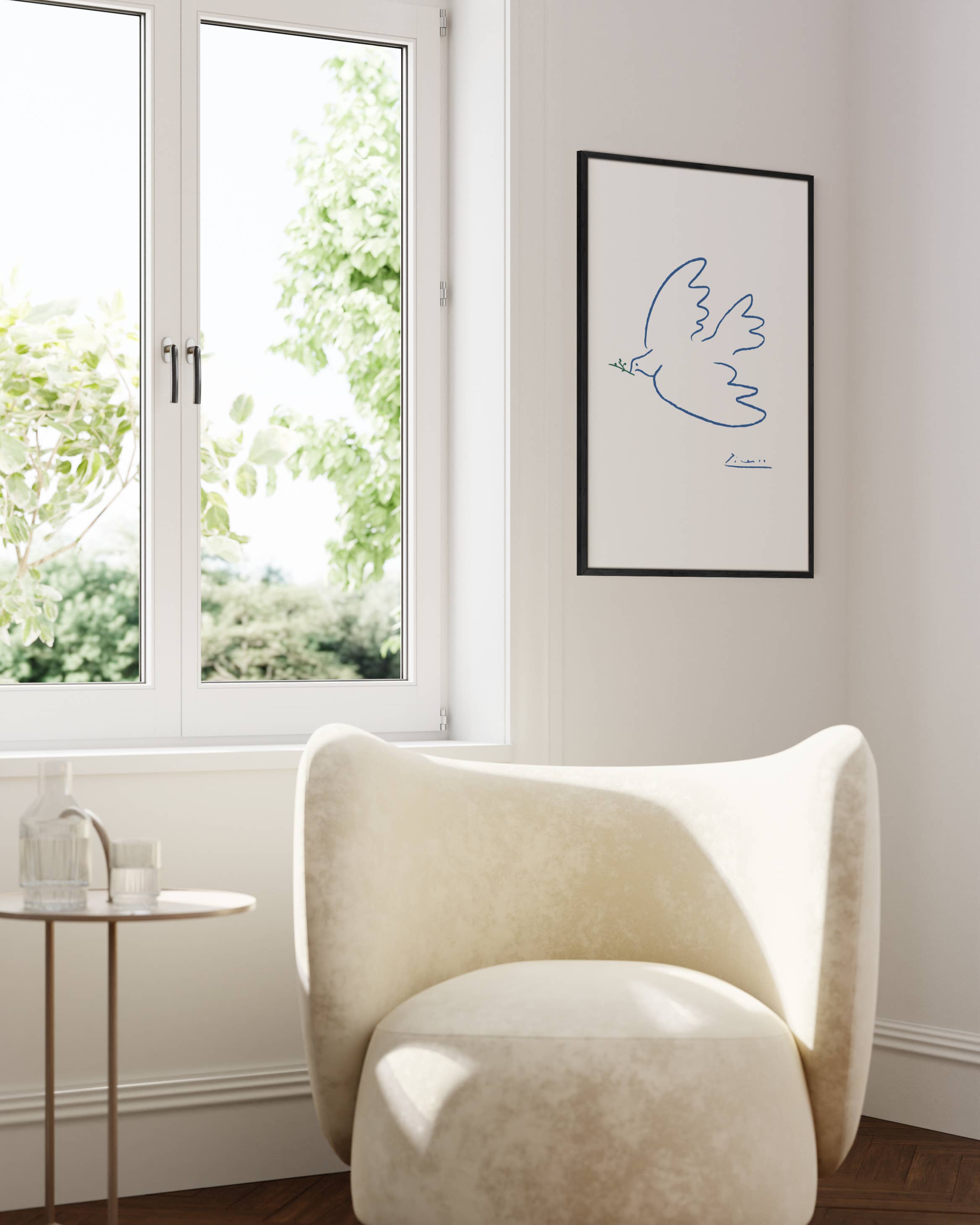 Haus and Hues – Moldura por atacado – Moldura preta sólida de carvalho7