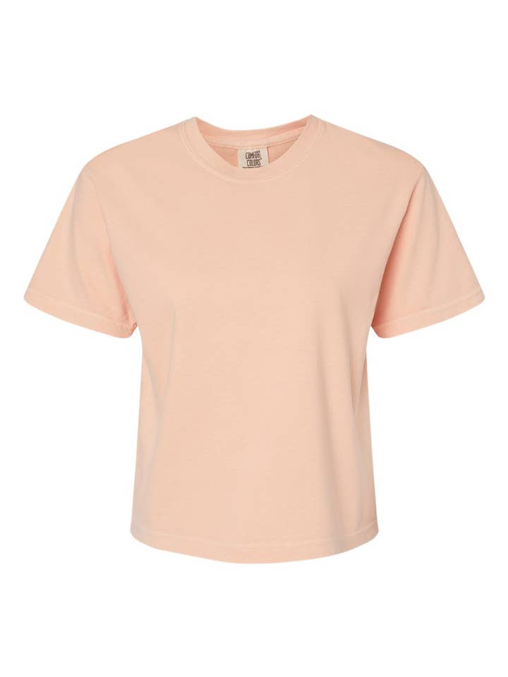 Total Apparel - Wholesale T-Shirt - Women's - Comfort Colors Ladies' Heavyweight Cropped T-Shirt | 3023CL6