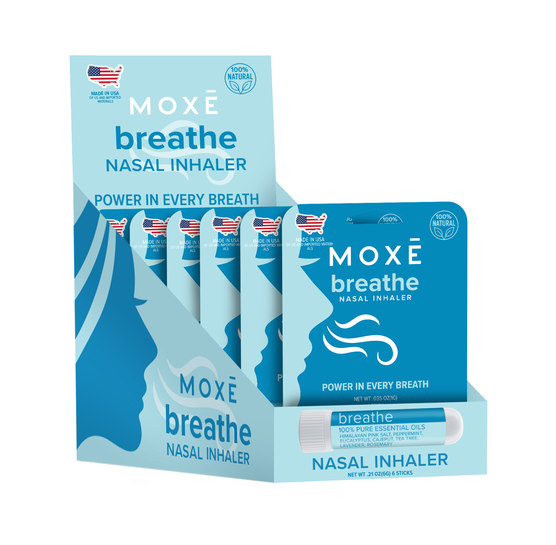 MOXĒ - Wholesale Aromatherapy Inhaler - Breathe Nasal  Inhaler7