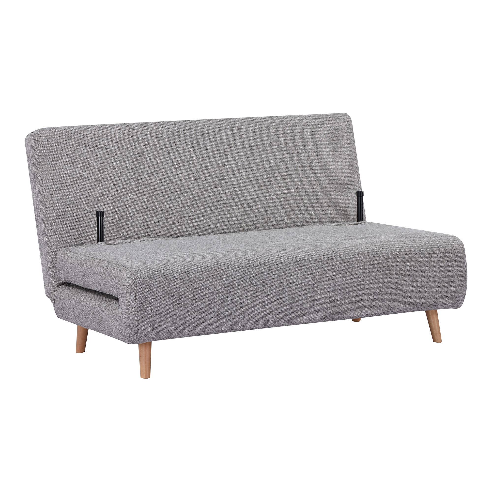 Grey Marlow - 2 Seater sofa bed. grey. natural legs for wholesale on Faire3