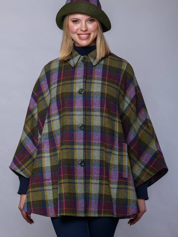 Mucros Weavers - Wholesale Cape - Women's - Country Cape 574-11