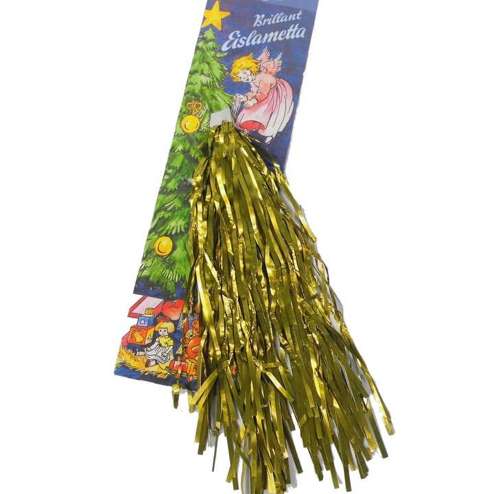 Eislametta gold-farben, 100 % PVC for wholesale by HGD