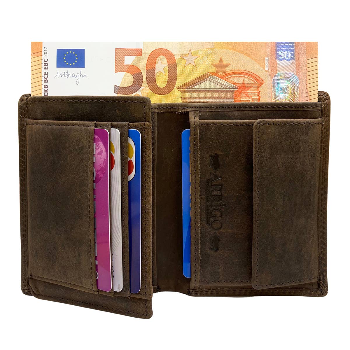 Arrigo – Engroshandel Tegnebog – til mænd – Læderpung til mænd - Billfold-model i 2 farver29