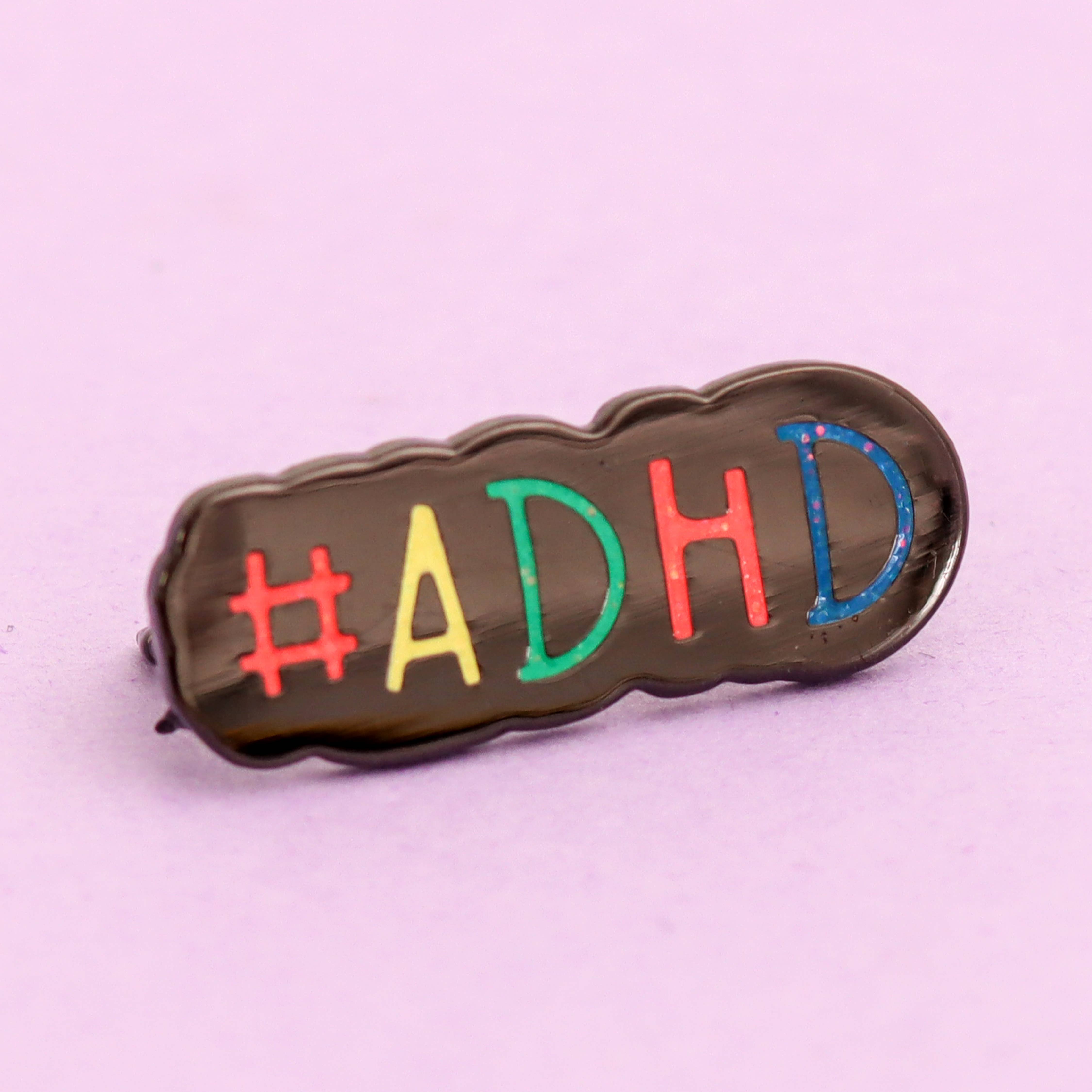 Fluffmallow (Custom duties for USA are pre-paid by us) - Wholesale Lapel Pin/Button - ADHD Mental Health Neurodivergent Enamel Pin1