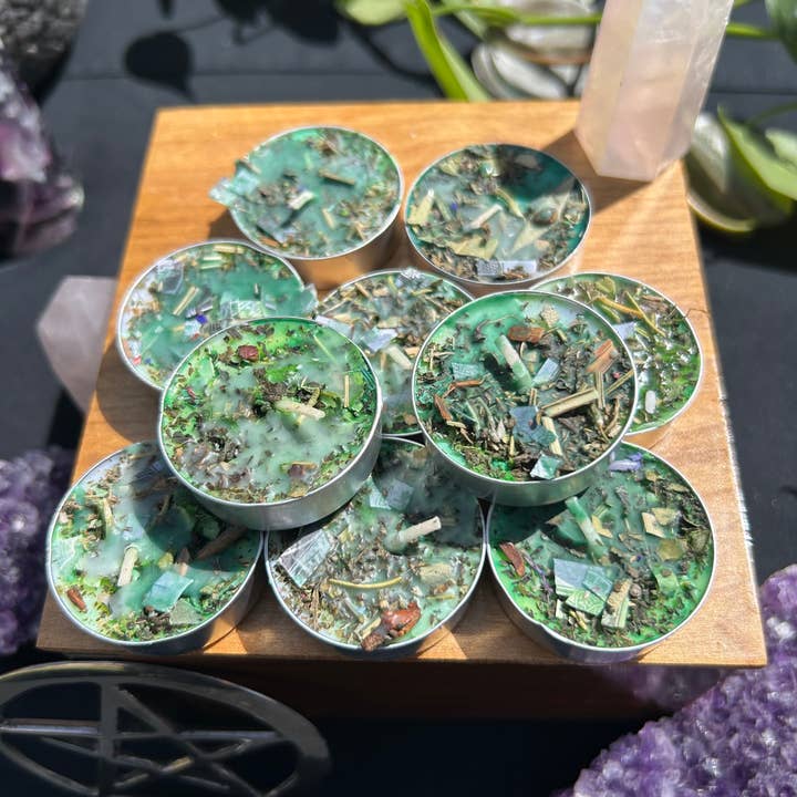 You Are Uniquely Magic - Wholesale Tea Light Candles - Prosperity And Wealth Tealight Spell Candles9