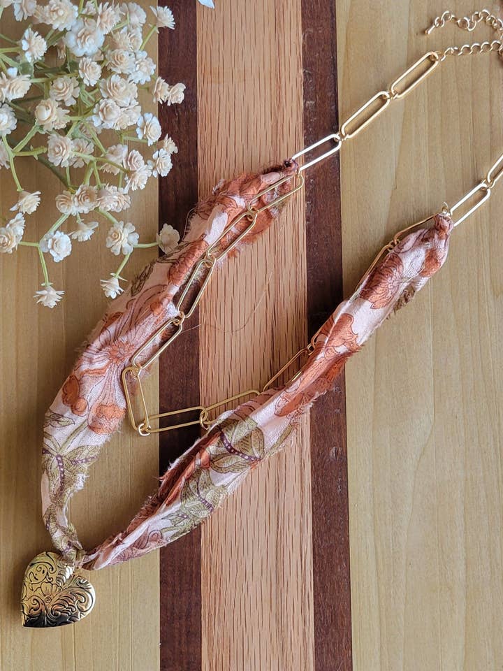 Layered Scarf Necklace for wholesale by JEMdesigns