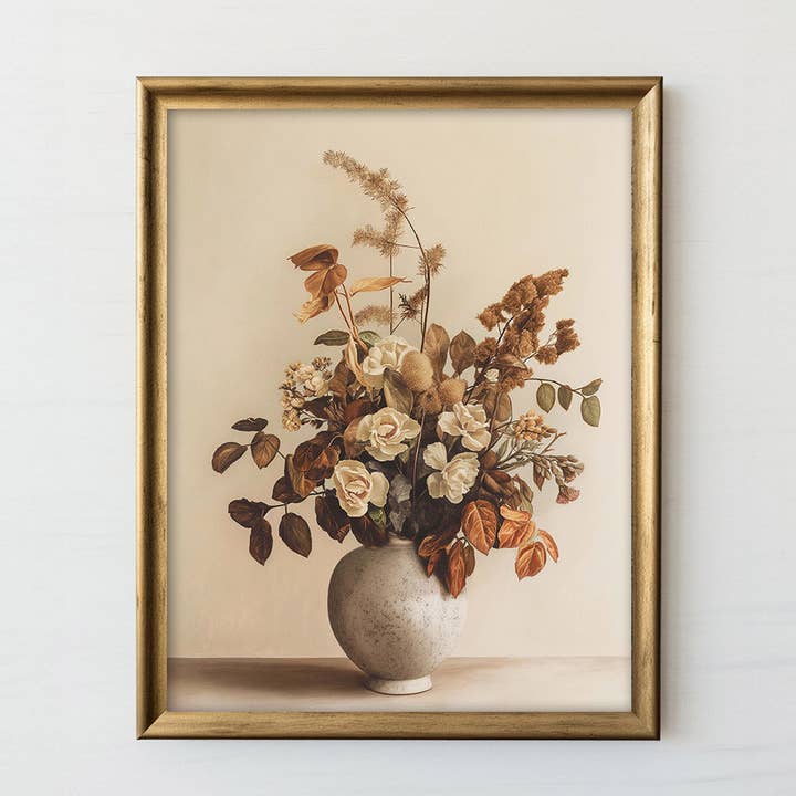 Paper House Print Shop - Wholesale Art Print - Ceramic Autumn Vase Art Print0