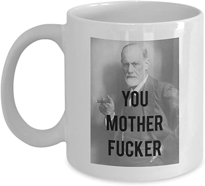 CustomHappy - Wholesale Coffee Mug - Sigmund Freud Pun Coffee Mug, Sigmund Freud Pun Gifts0