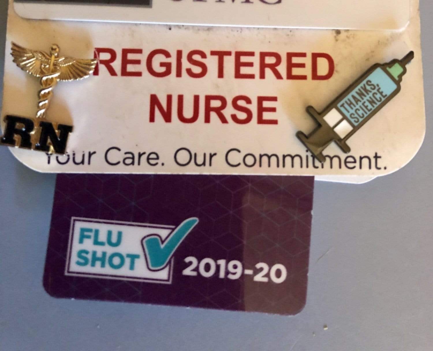 Dissent Pins - Wholesale Lapel Pin/Button - Thanks, Science - Vaccine Syringe Mini Pin9