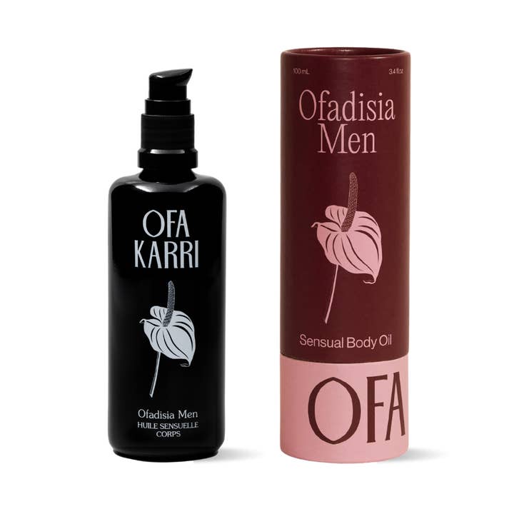 Ofadisia Men sensual body oil for wholesale by Ofa Karri
