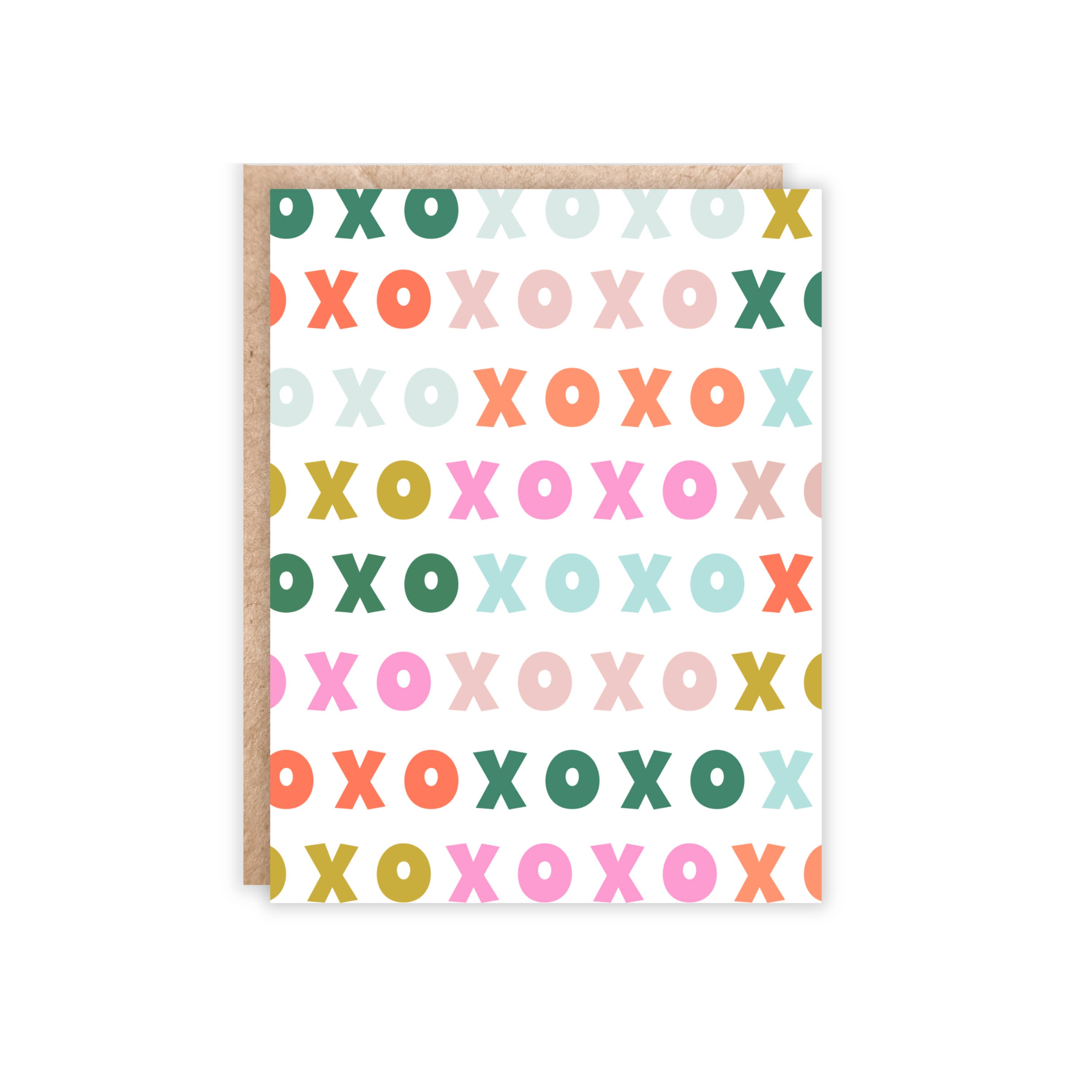 Jolly Rae - Wholesale Love Card - XOXO Patterned Card