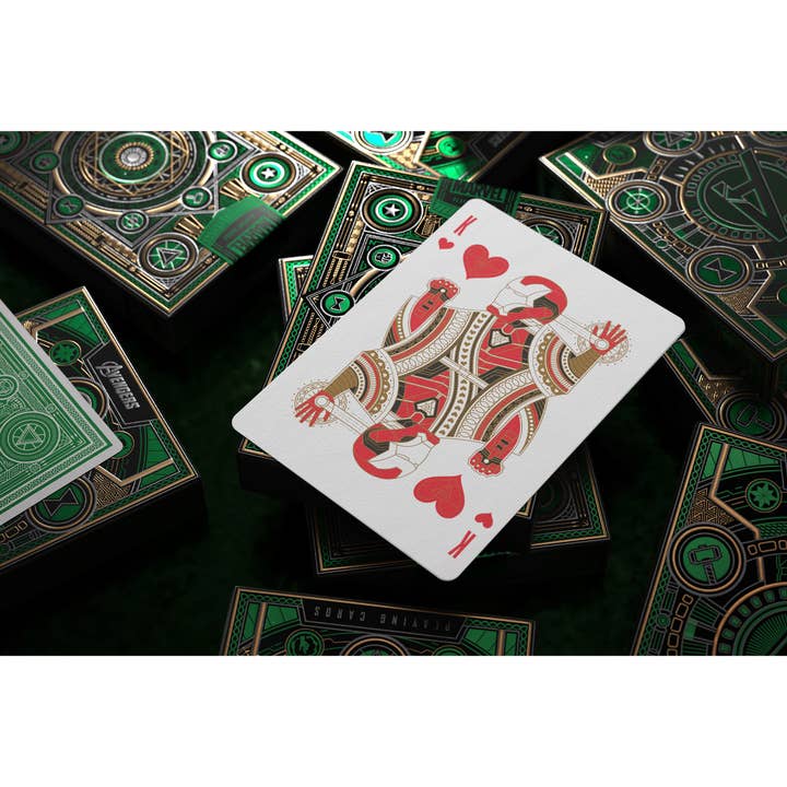 Cardshouse - Wholesale Playing Cards - Avengers Green Edition The Infinity Saga Theory11 Playing Ca