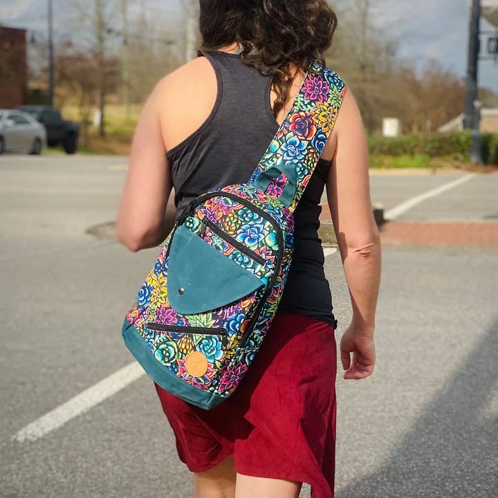 Sipsey Wilder - Wholesale Backpack - Unisex - Jumping Spiders Sling Backpack 8