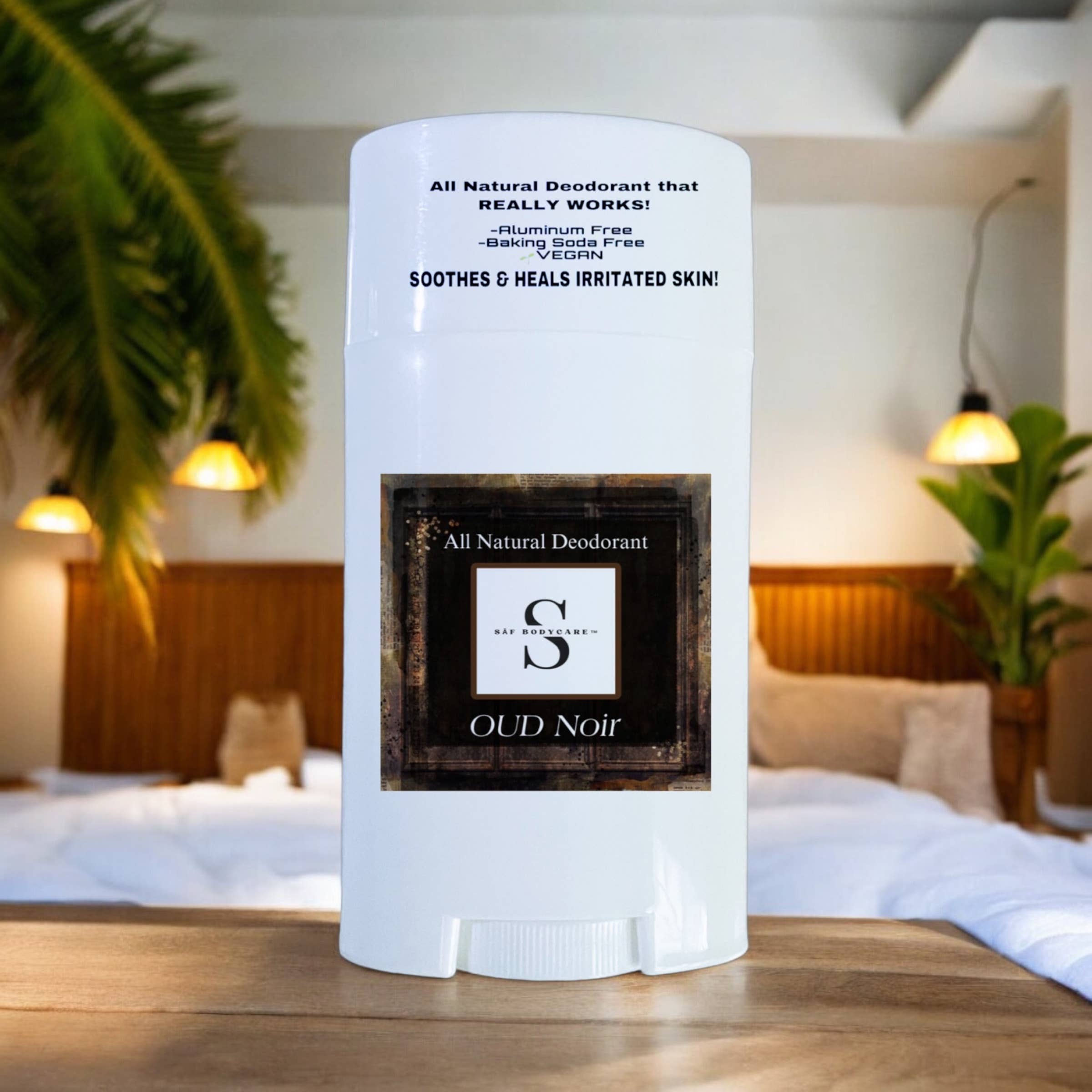 SĀF Body Care - Wholesale Deodorant - Unisex - Oud Noir Natural Deodorant, Aluminum Free, Vegan 8