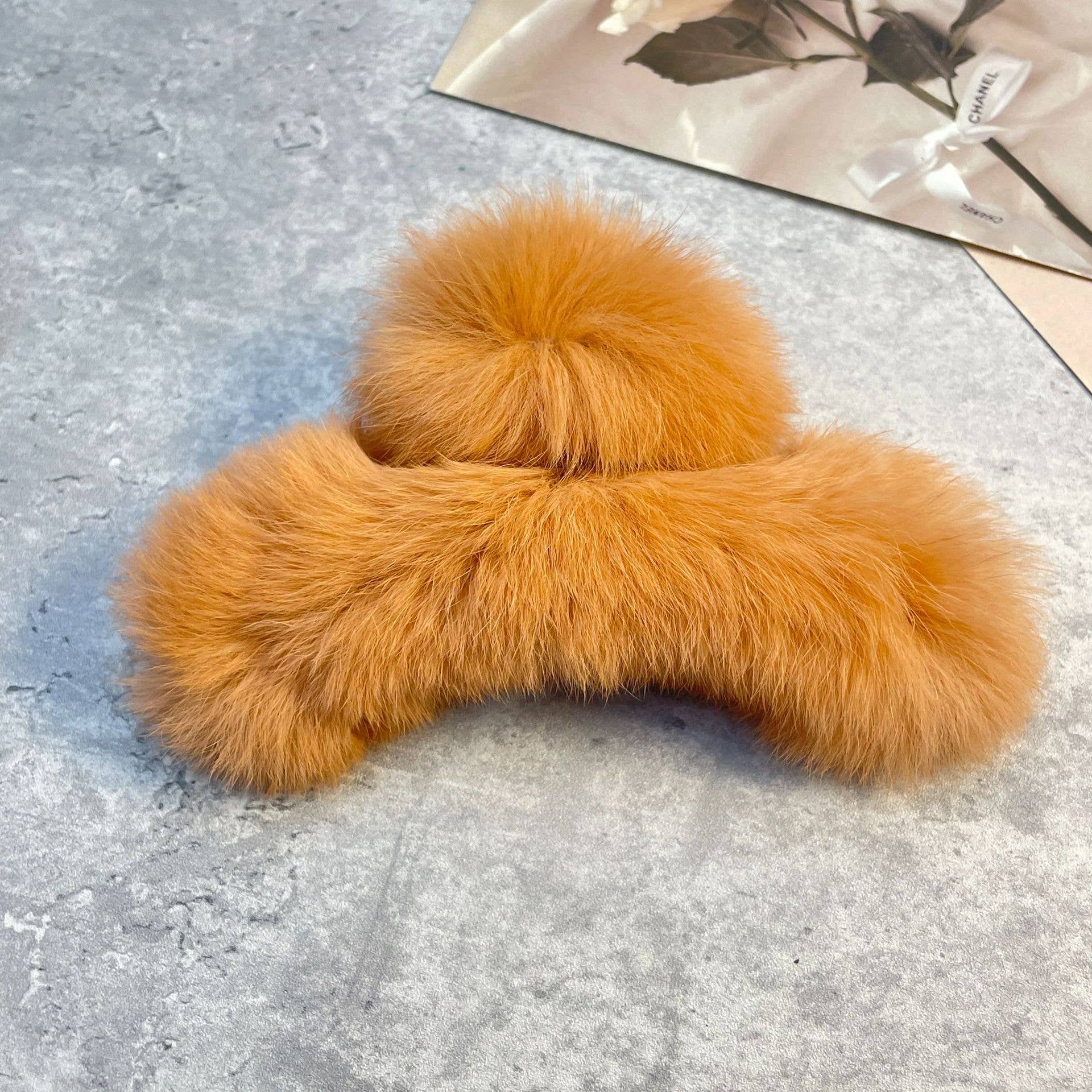 ACCITY - Wholesale Hair Clip - Women's - Rex Rabbit Fur Claws - Elegant Mixed Color Clips_CWASC159119