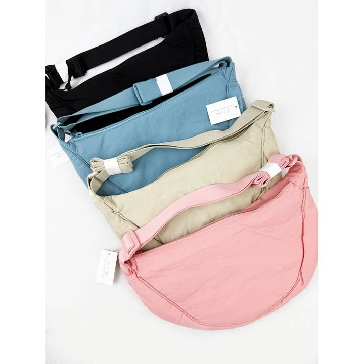 Love and Repeat - Wholesale Crossbody Bag - Women's - Nylon Crescent Crossbody Purses Bag14